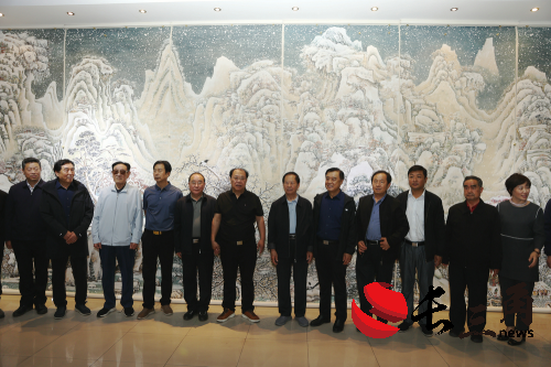 周鹏飞毛体书法·大写意画艺术大展在德州董子文化街美术馆开幕