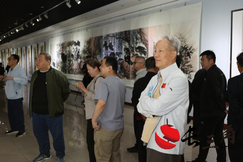 周鹏飞毛体书法·大写意画艺术大展在德州董子文化街美术馆开幕