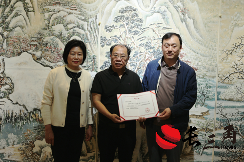 周鹏飞毛体书法·大写意画艺术大展在德州董子文化街美术馆开幕