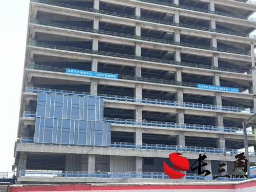 幕墙启装！中建东孚上海公司张江“城中村”改造及TOD综合体项目打造绿色科技新地标