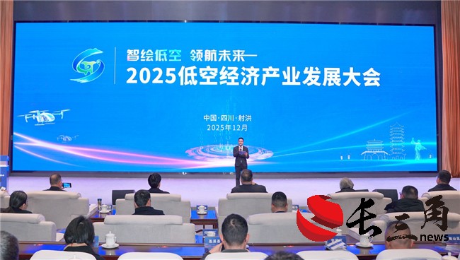 智绘低空 领航未来 2025低空经济产业发展大会在射洪举办